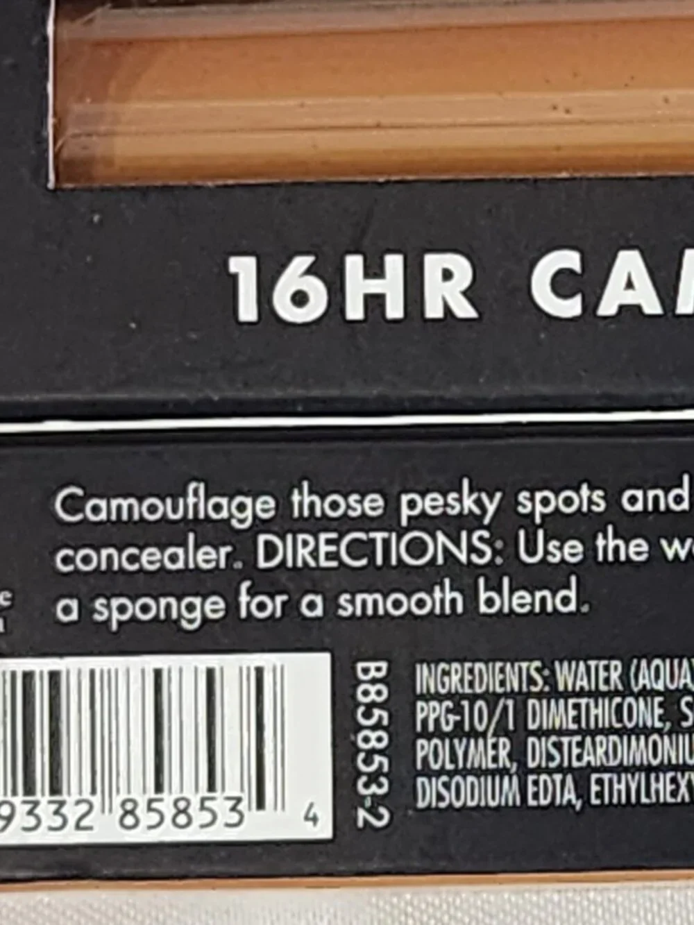 E.L.F. 16HR Camo Concealer .2fl oz. Full Coverage Matte Finish Deep Olive 2CT